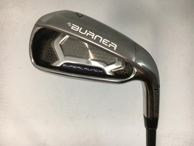 返品OK 【中古ゴルフクラブ】(5本セット)テーラーメイド バーナー スーパーラウンチ アイアン 2010 (日本仕様) RE-AX SUPER FAST 45 7～9.P.S