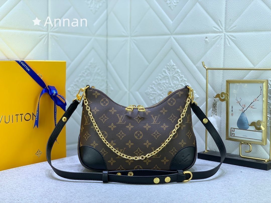 大人気 LOUIS VUITTON ルイヴィトン ショルダーバッグ モノグラム ブーローニュ NM ナチュラル