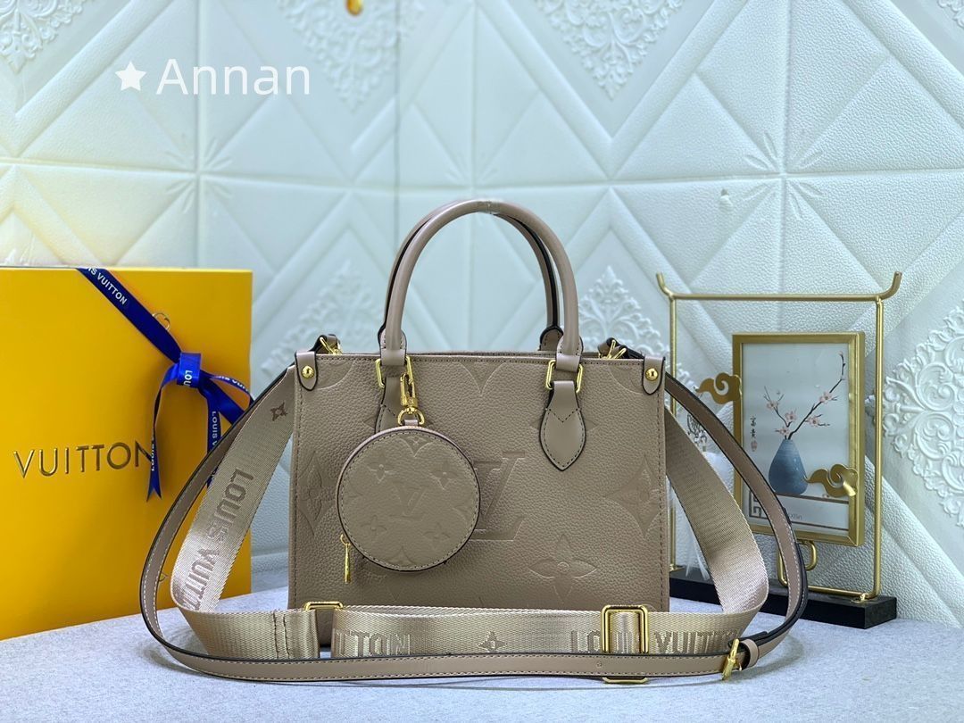 【美品】ルイヴィトン LOUIS VUITTON オンザゴー PM ハンドバッグ
