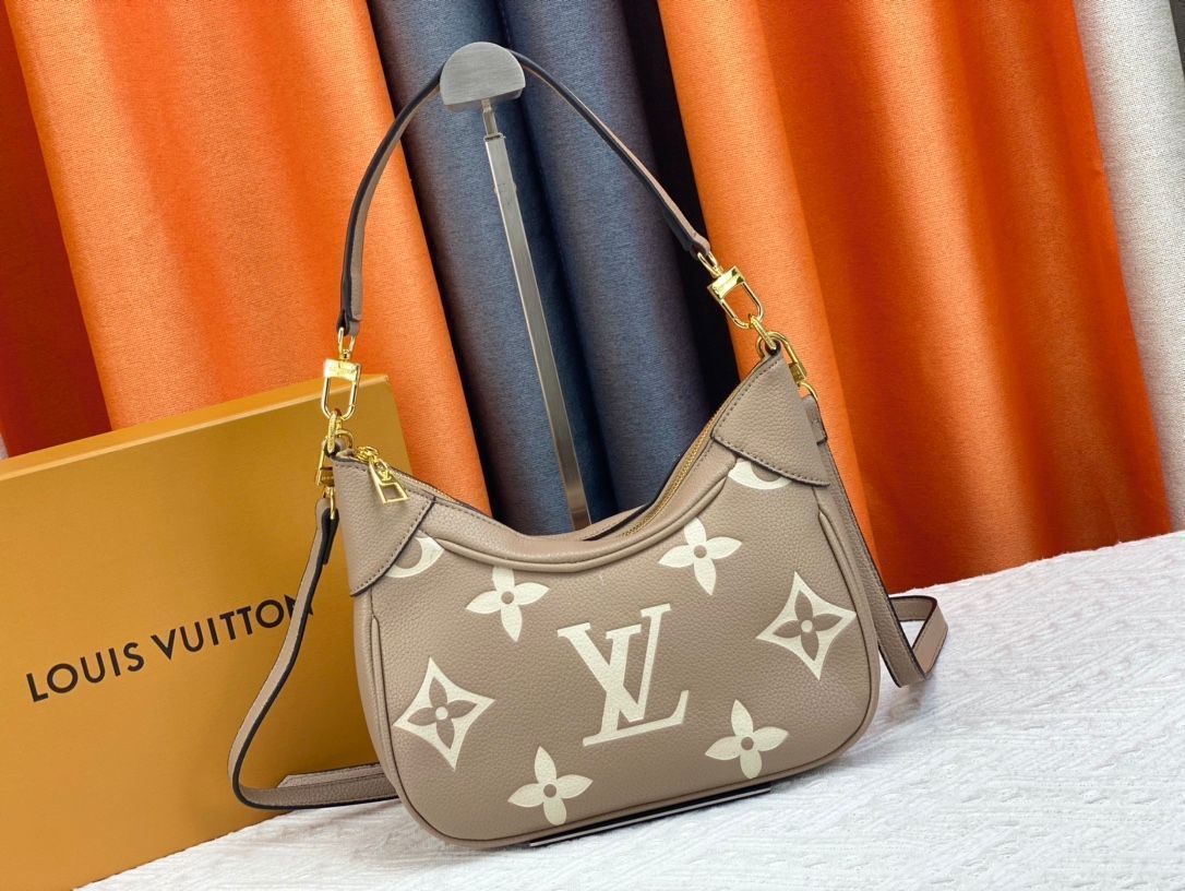 ルイヴィトン LOUIS VUITTON ショルダーバッグ モノグラム アンプラント バイカラー バガテル NM M46112 レザー