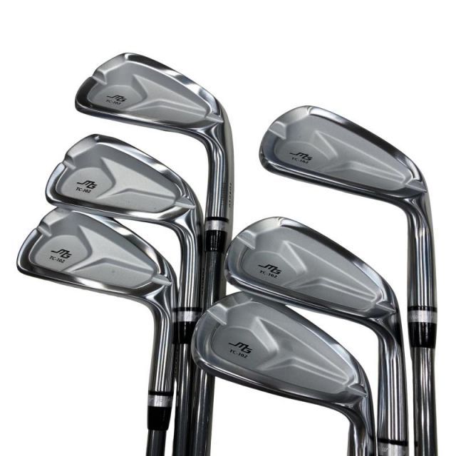 【中古】 三浦技研 TC-102 6S アイアンセット IR 純正特注シャフト (フレックスS) メンズ 男性用 右利き 右用 Aランク ゴルフクラブ