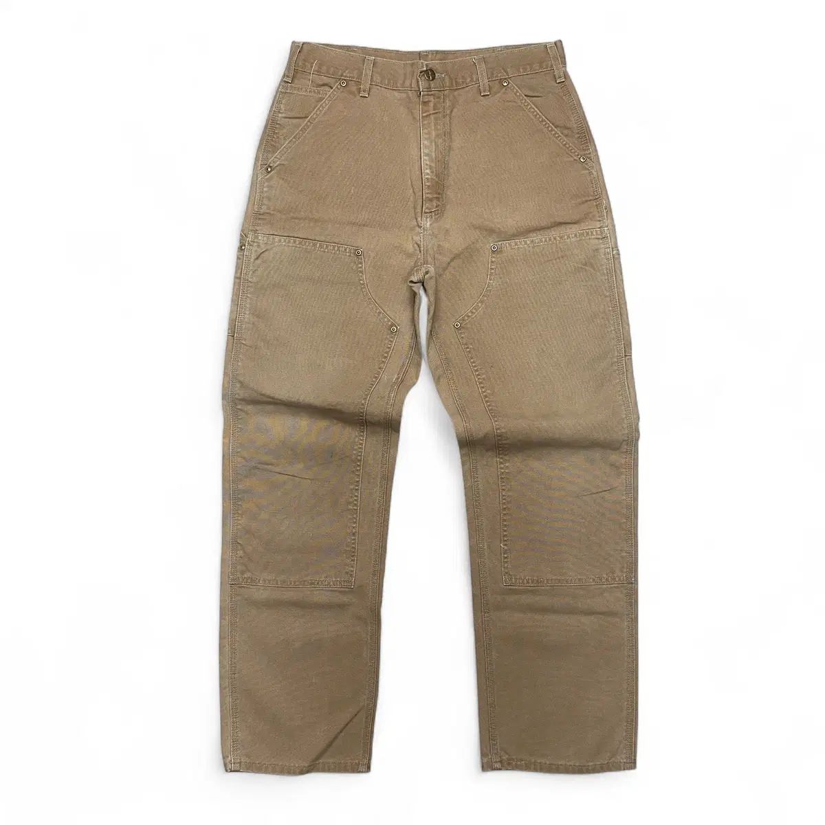 Carhartt カーハート ダブルニー カーペンター パンツ ブラウン