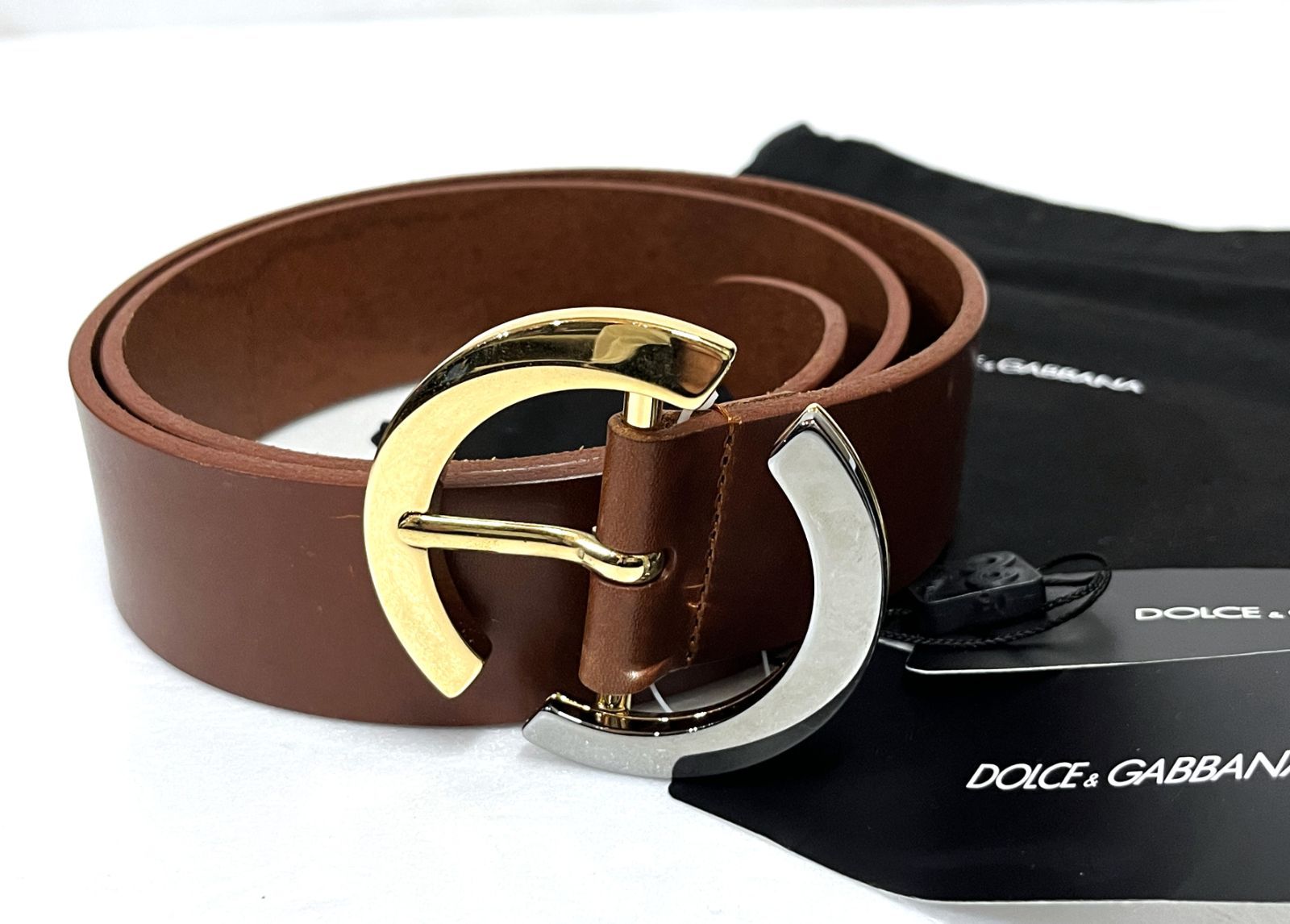 DOLCE&GABBANA｜ドルチェ＆ガッバーナ バックルレザーベルト D&G KWY