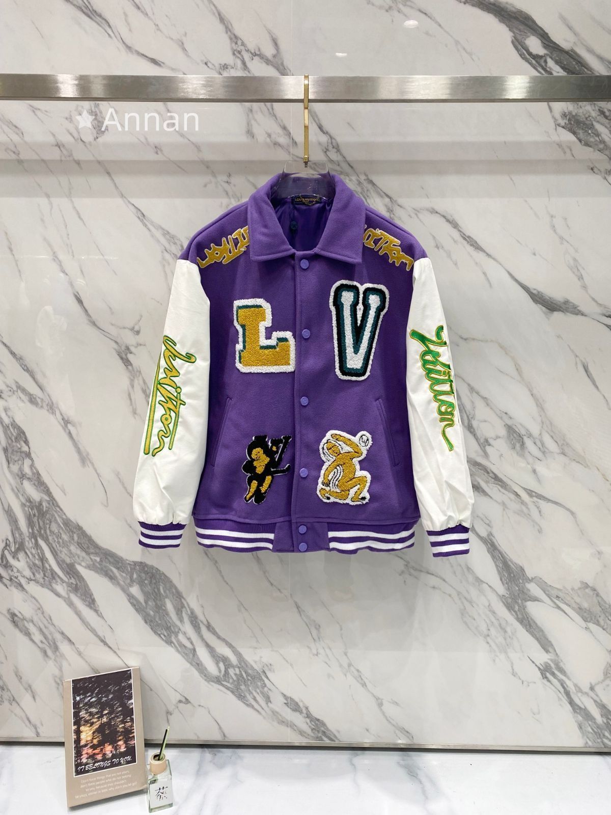 送料込 LOUIS VUITTON ルイヴィトン メンズ ジャケット アウター スタジャン