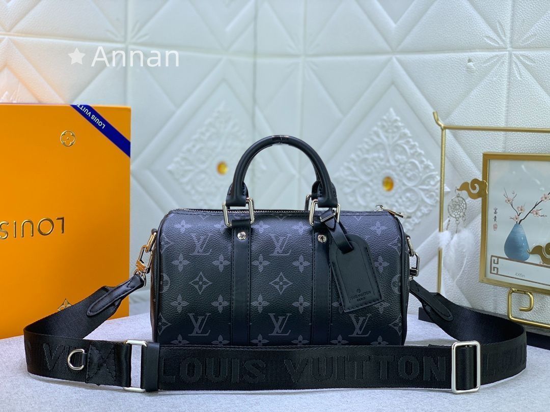 美品 ルイヴィトン LOUIS VUITTON ボストンバッグ 旅行用バッグ モノグラム エクリプス リバース キーポル バンドリエール M46271