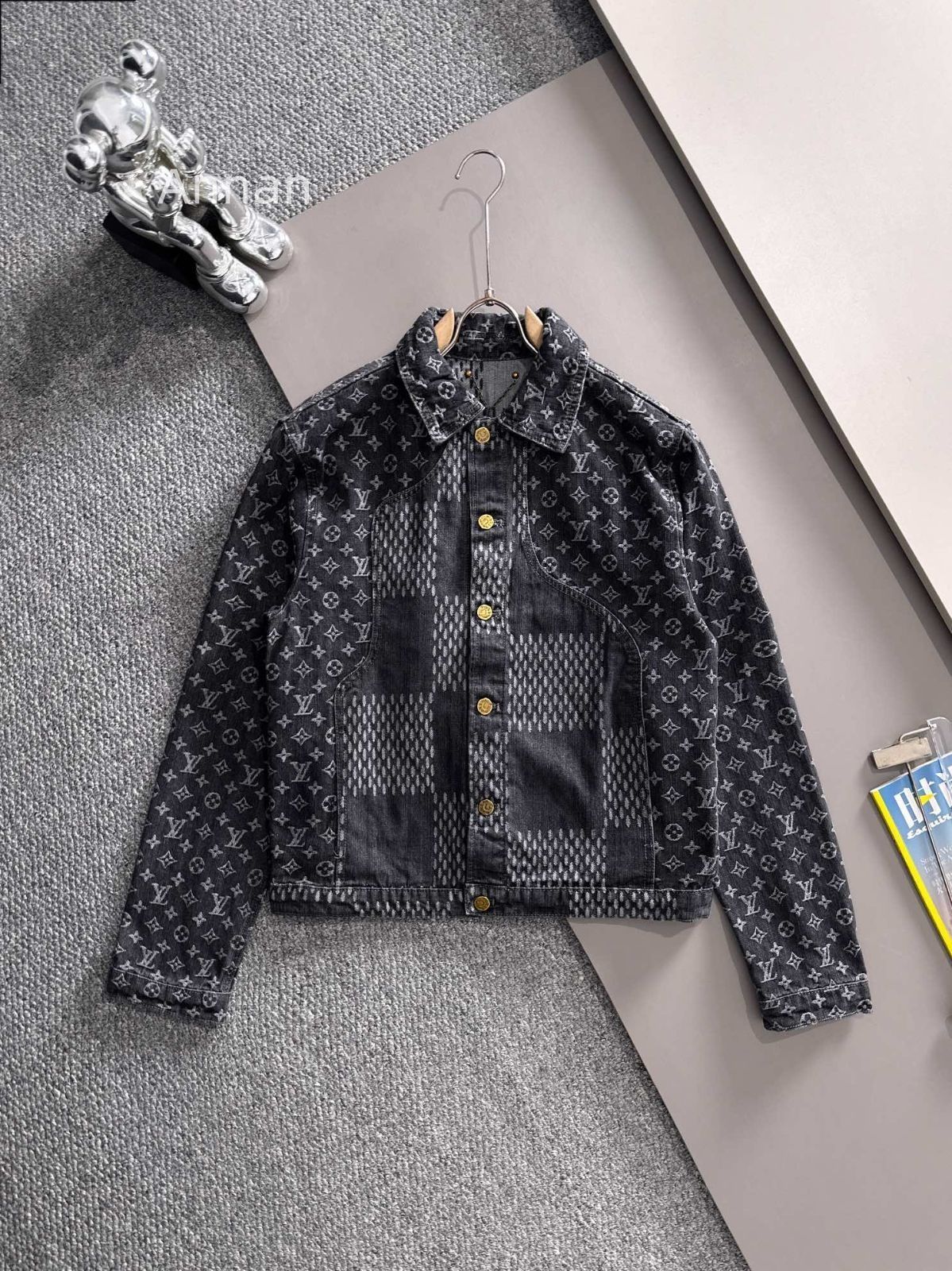入手困難 LOUISVUITTON ルイヴィトン メンズ モノグラム デニムジャケット
