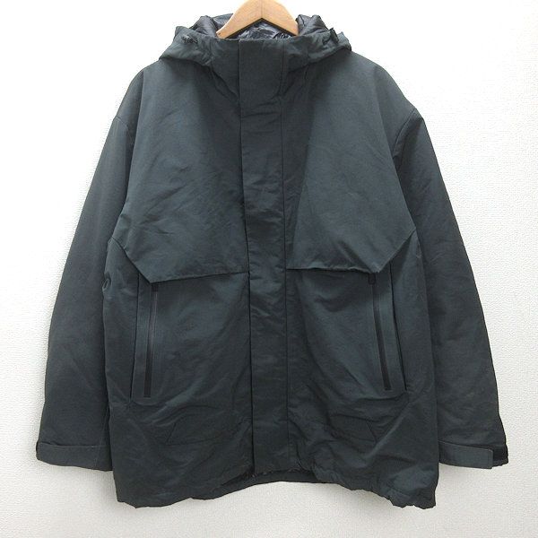 UNIQLO ジルサンダー ＋J ダウンジャケット ダウンコート カーキ L t□ジルサンダー×ユニクロ/UNIQLO +Jハイブリッドダウンジャケット