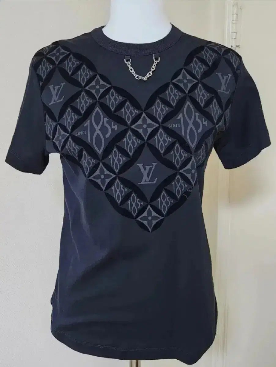 未使用 ユニセックス ルイヴィトン 正規品 ベロア モノグラム 半袖Tシャツ