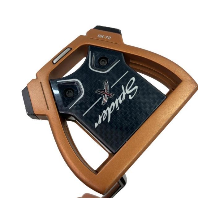 【中古】 テーラーメイド Spider X COPPER/WHITE シングルベンド 34インチ パター PT スチール(ブラック) (フレックスその他) メンズ 男性用 右利き 右用 Cランク ゴルフクラブ