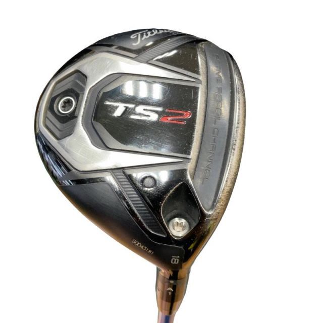 【中古】 タイトリスト TS2 18° フェアウェイウッド FW 純正特注シャフト (フレックスX) メンズ 男性用 右利き 右用 Cランク ゴルフクラブ