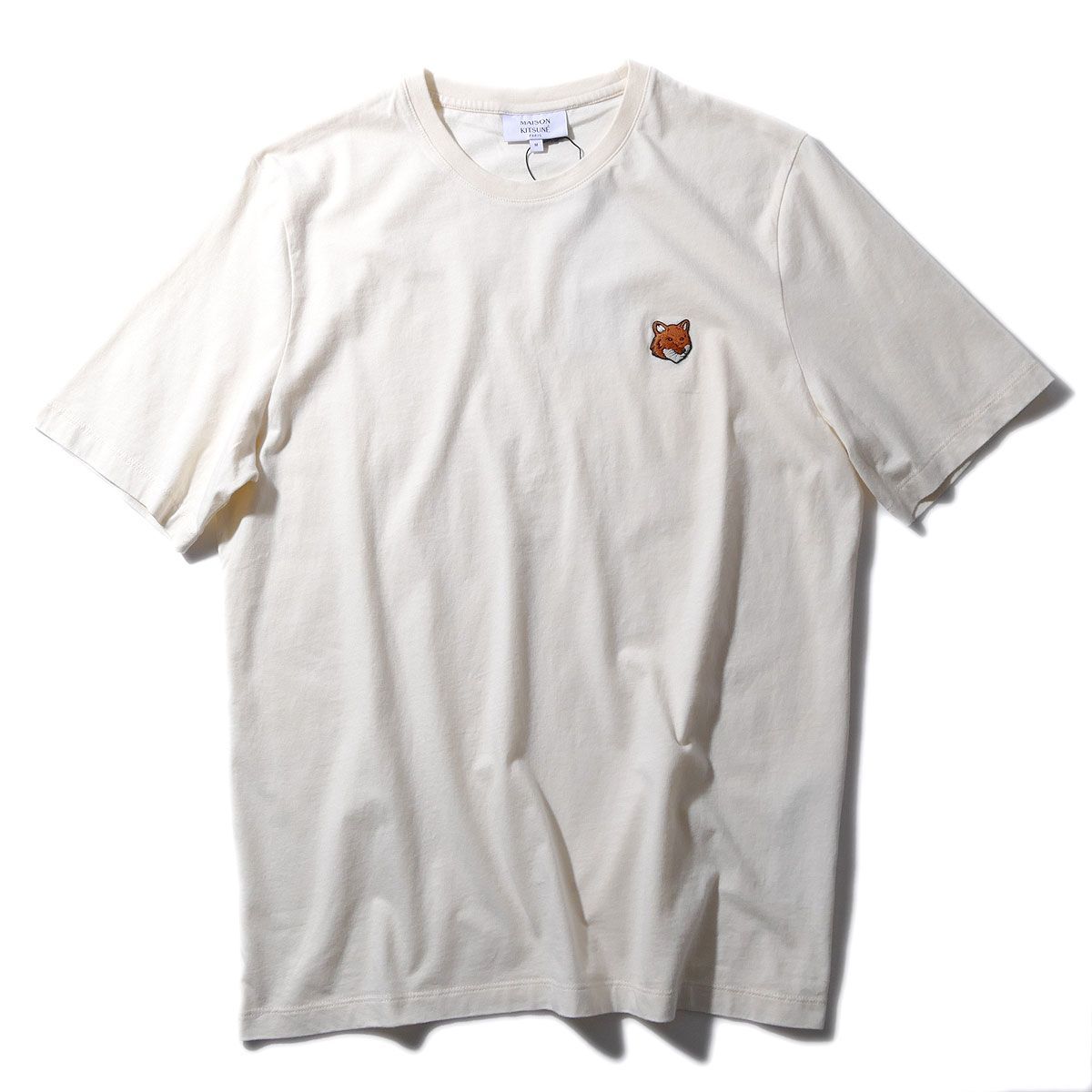 メゾンキツネ MAISON KITSUNE フォックスヘッド レギュラーTシャツ PM00107K NOBLE BEIGE メンズ ブランド 2026SS 2026年春夏