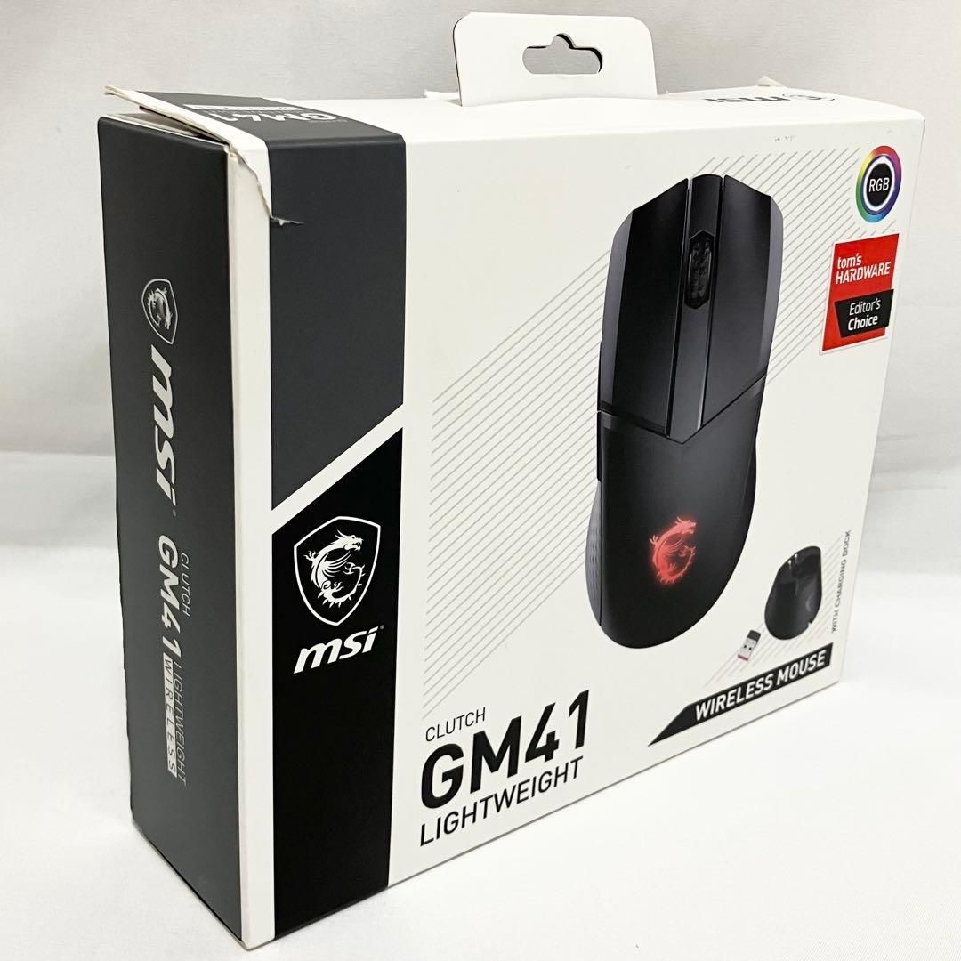 マウス中古 MSI CLUTCH GM41 LIGHTWEIGHT WIRELESS マウス（ジャンク）- メルカリ