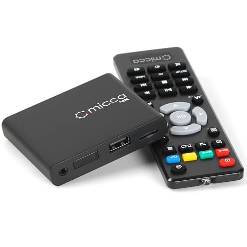 ☆新品☆Micca Speck 4K ウルトラHDデジタルメディアプレーヤー USBドライブとMicroSDカード用 デジタルサイネージ H.265/HEVC H.264/AVC MP4 MKVビデオ MP3 音楽 JPG 写真 4K HDM ab901777