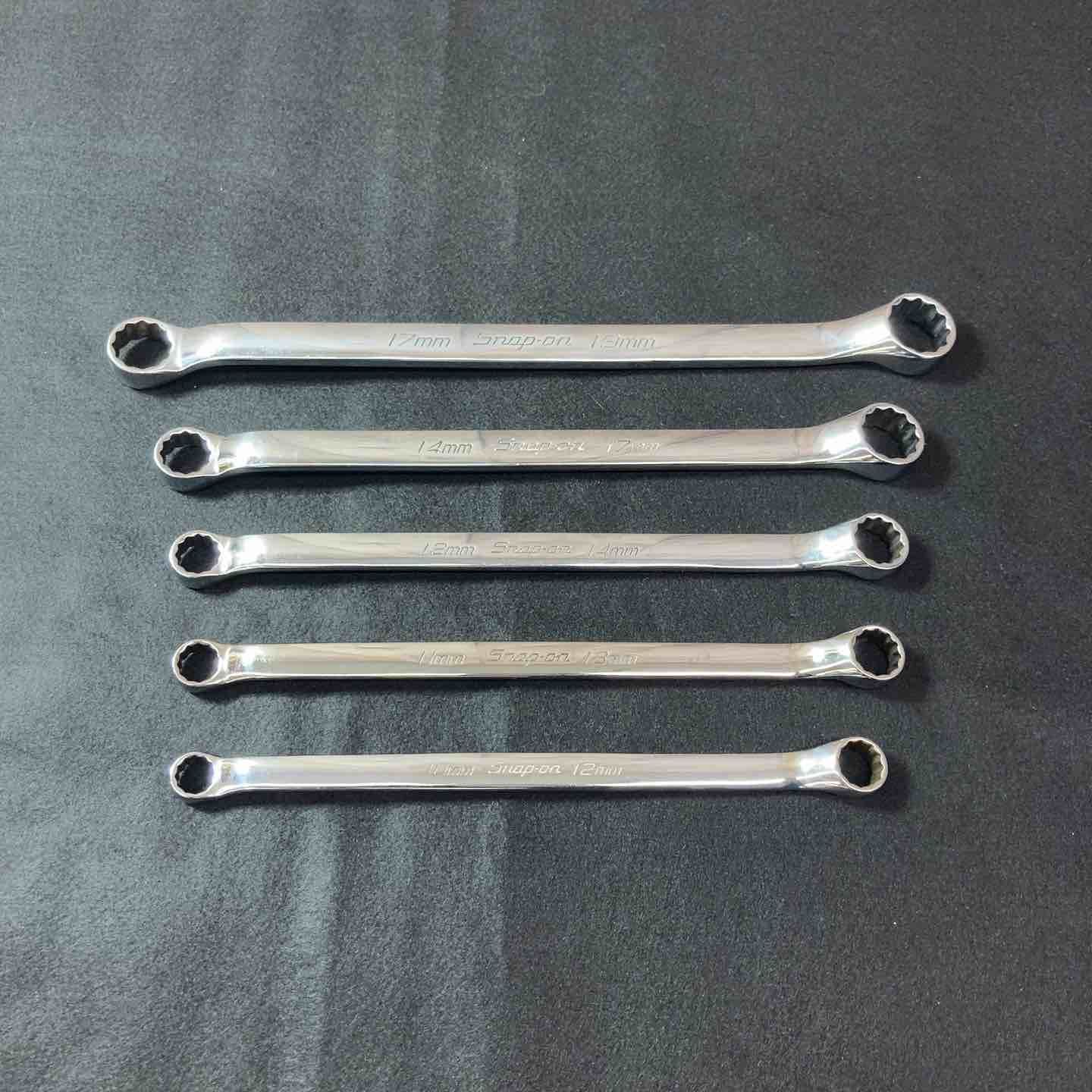 【中古品】 スナップオン(Snap-on) XBM1012 1113A 1214A 1417A 1719A メガネレンチ5本セット 【東大和店】
