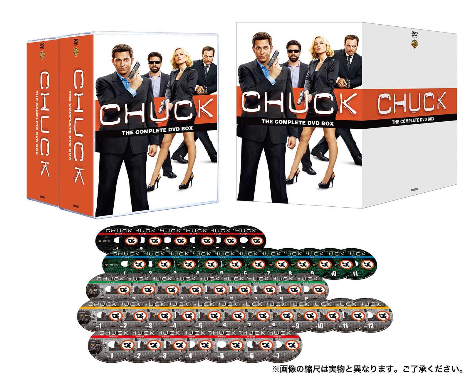 CHUCK/チャック <シーズン1-5> DVD全巻セット(45枚組)