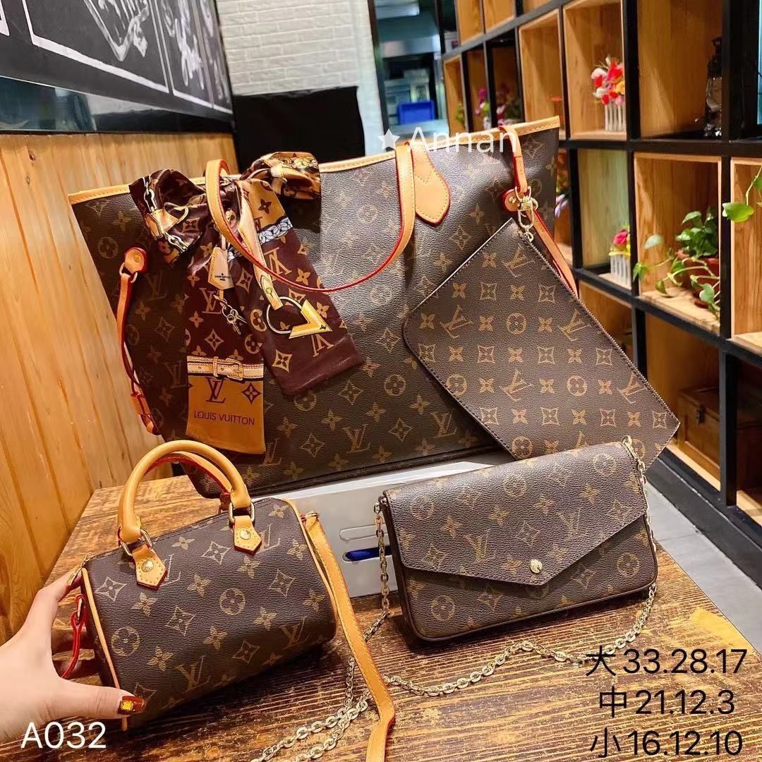 超極SSS美品 良品 LOUIS VUITTON ルイヴィトン トートバッグ ショルダーバッグ 財布 3点セットバッグ入れ
