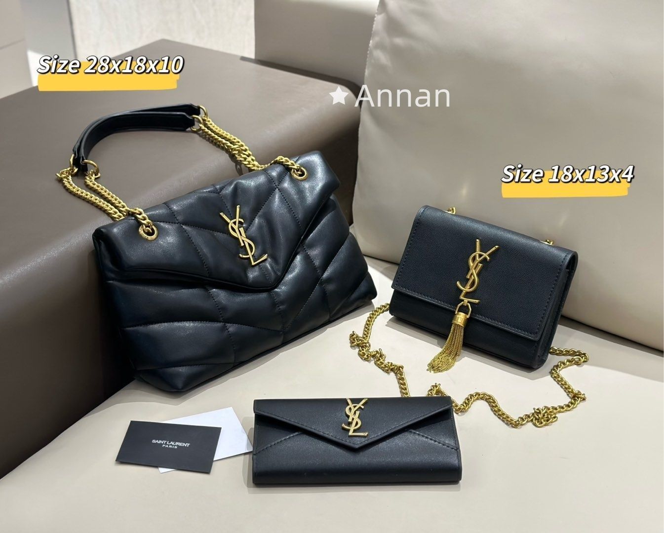 激レア YSL イヴサンローラン ショルダーバッグ 財布 3点セット