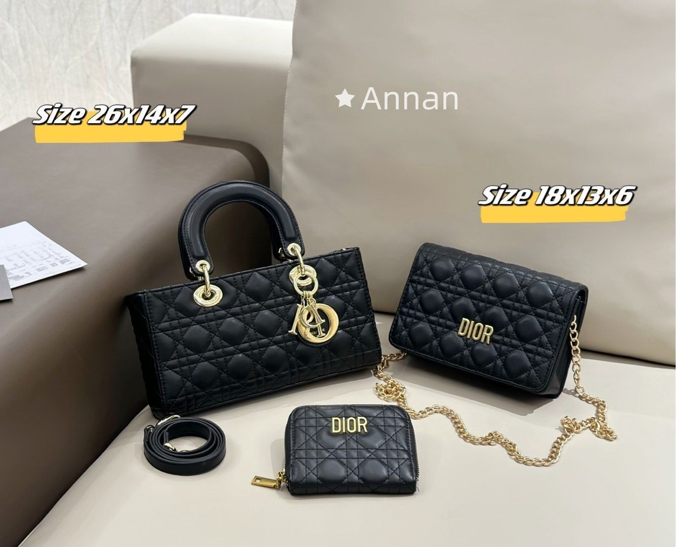 限界価格 DIOR クリスチャンディオール ショルダーバッグ ハンドバッグ 財布 3点セット