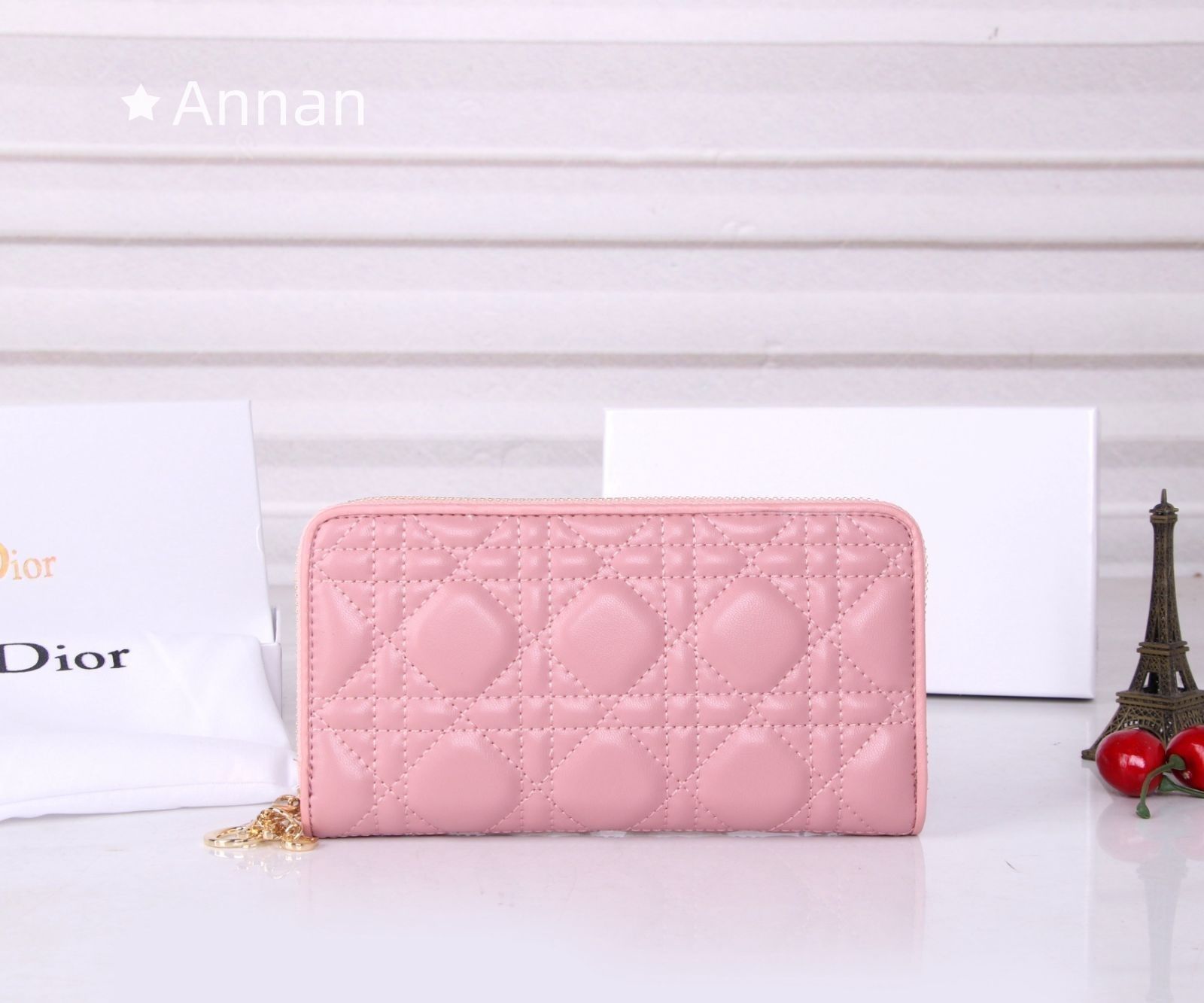 送料込☆ Christian Dior クリスチャンディオール 長財布 小銭入れ