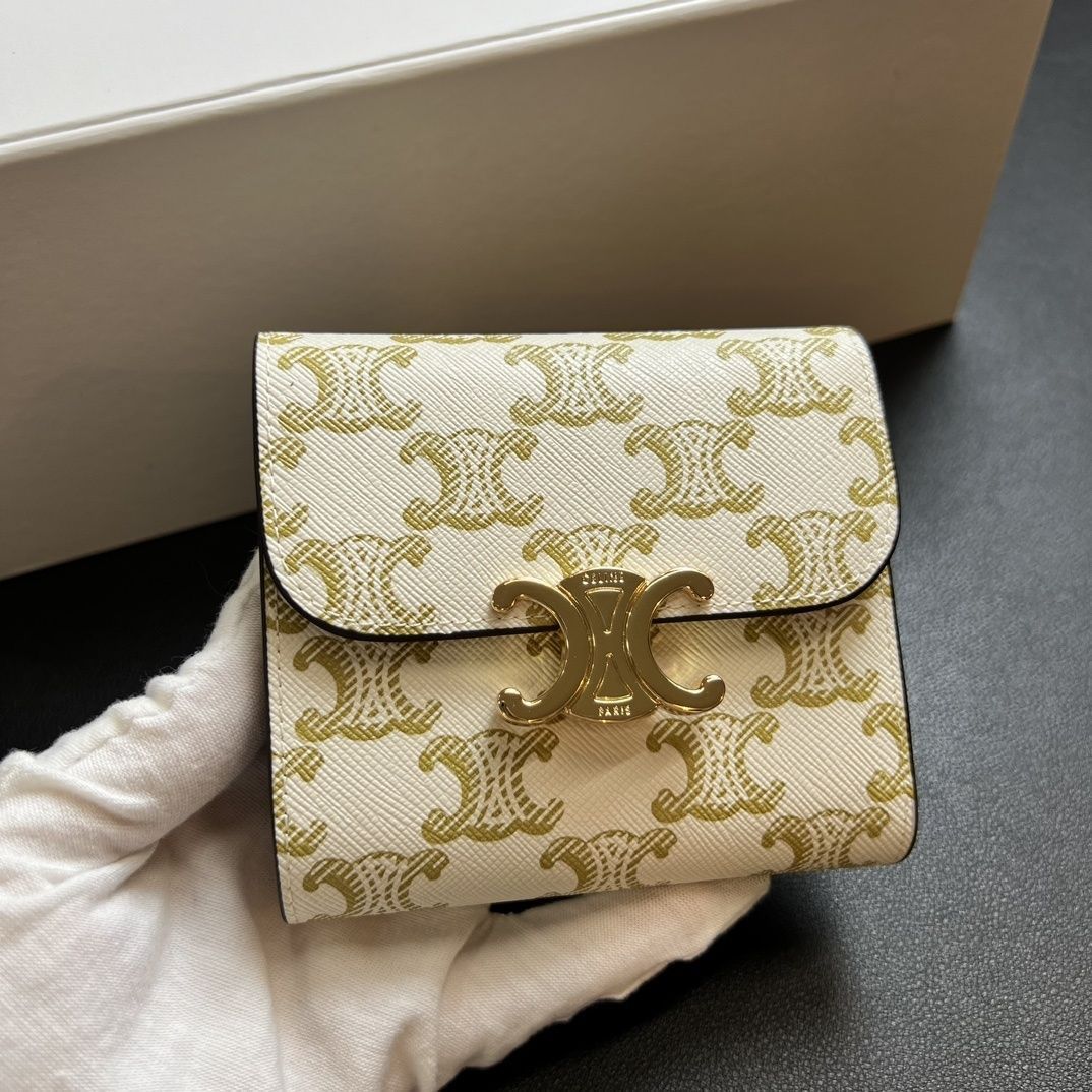 極美品】【希少】レディース CELINE セリーヌ ウォレット 折り財布 