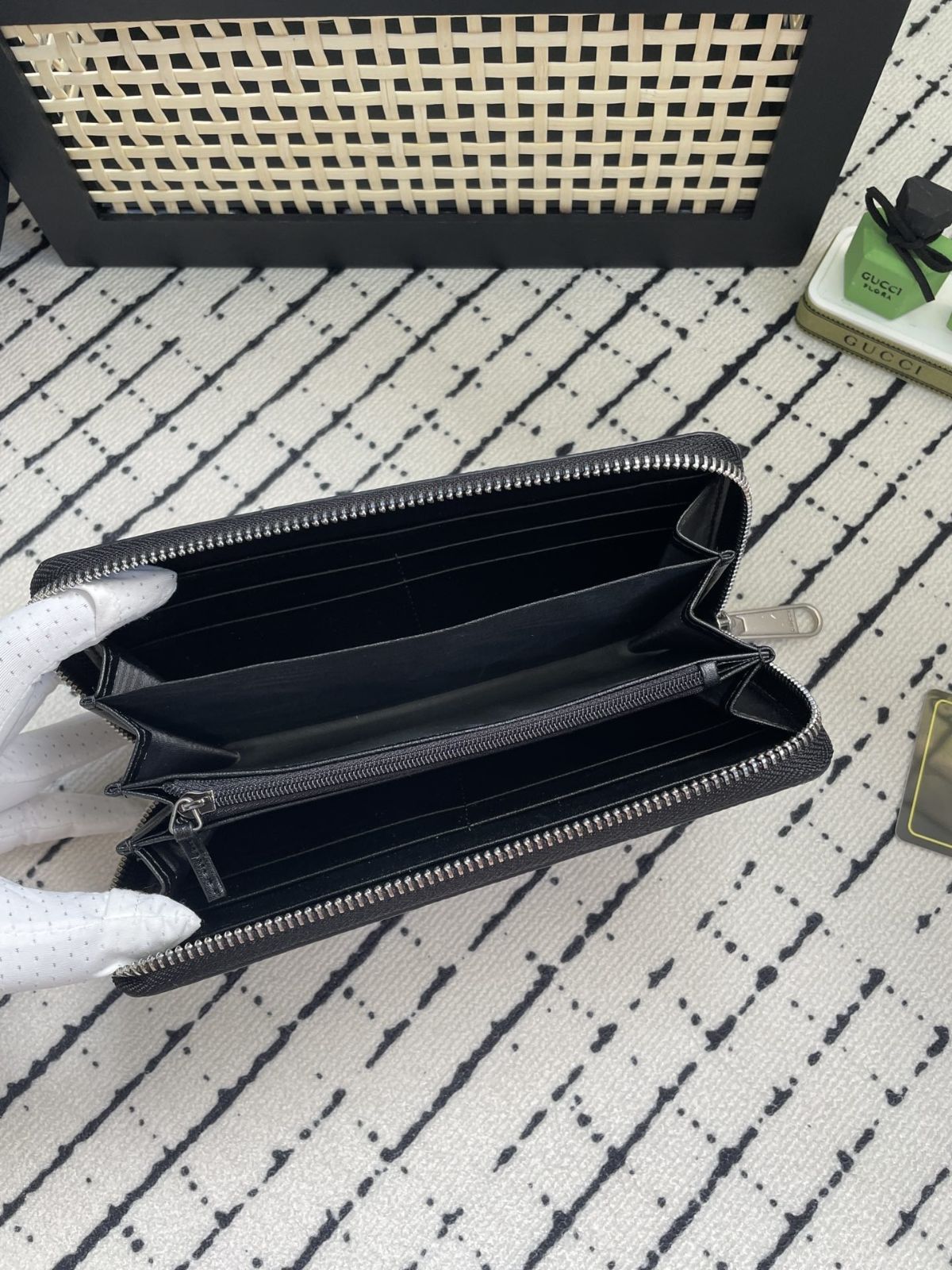 超美品 限定品 GUCCI グッチ ウォレット長財布 小銭入れ