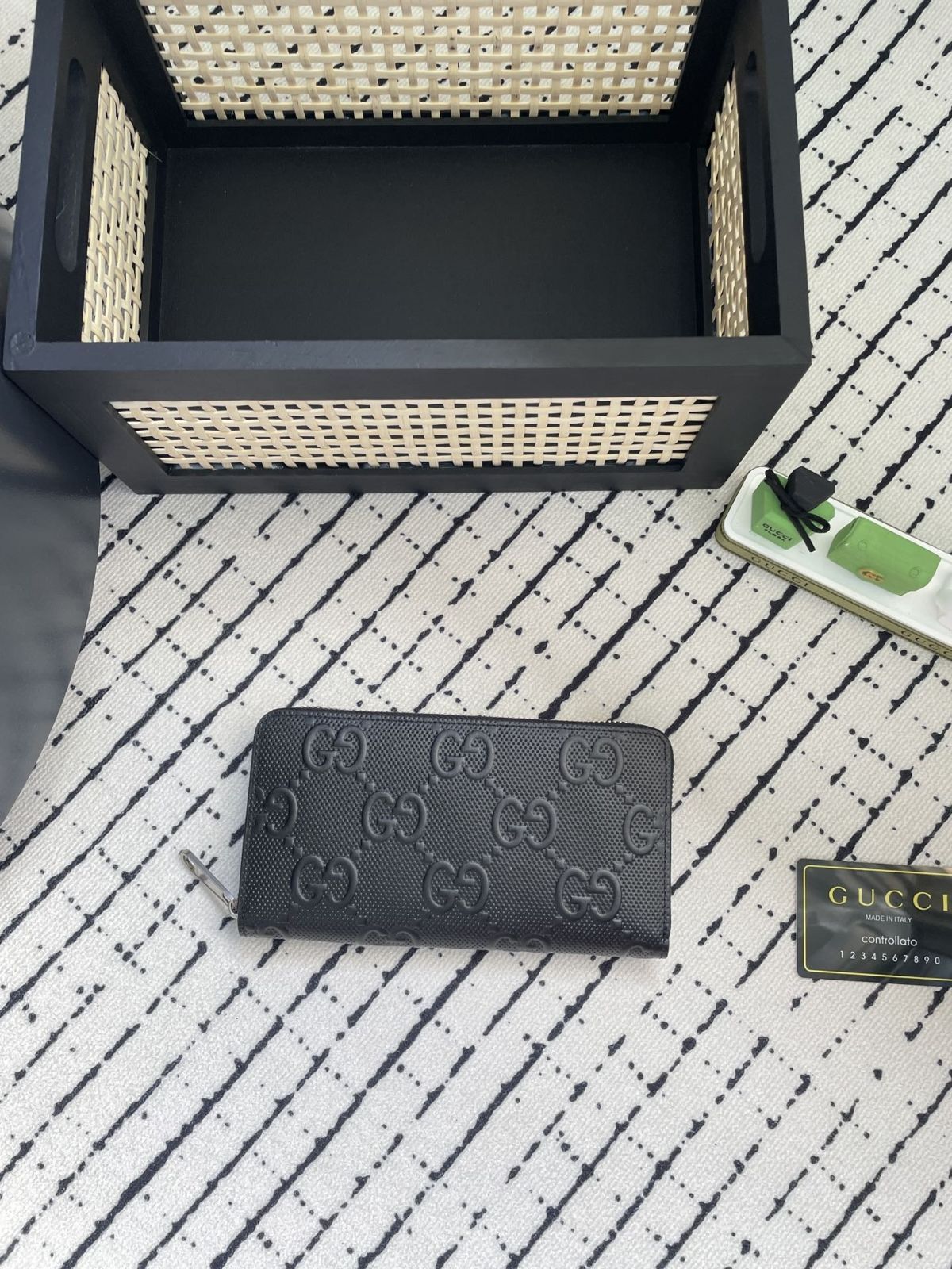超美品 限定品 GUCCI グッチ ウォレット長財布 小銭入れ