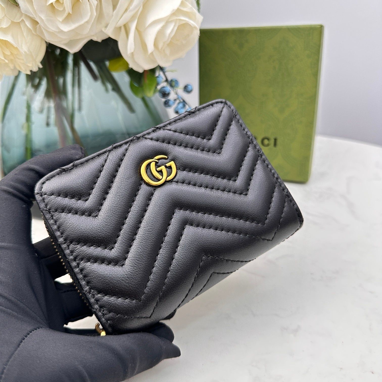 付属付 限定品★★GUCCI グッチ 折り財布 小銭入れ