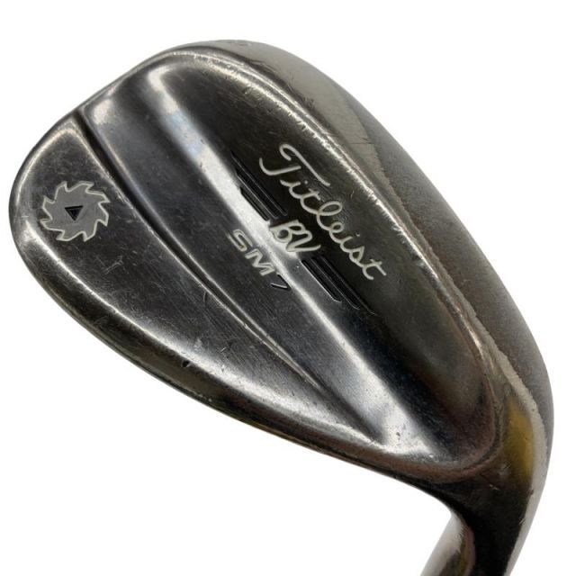 【中古】 タイトリスト VOKEY SPIN MILLED SM7 ブラッシュドスチール 58°/14°K ウェッジ WG Dynamic Gold (フレックスS) メンズ 男性用 右利き 右用 Dランク ゴルフクラブ
