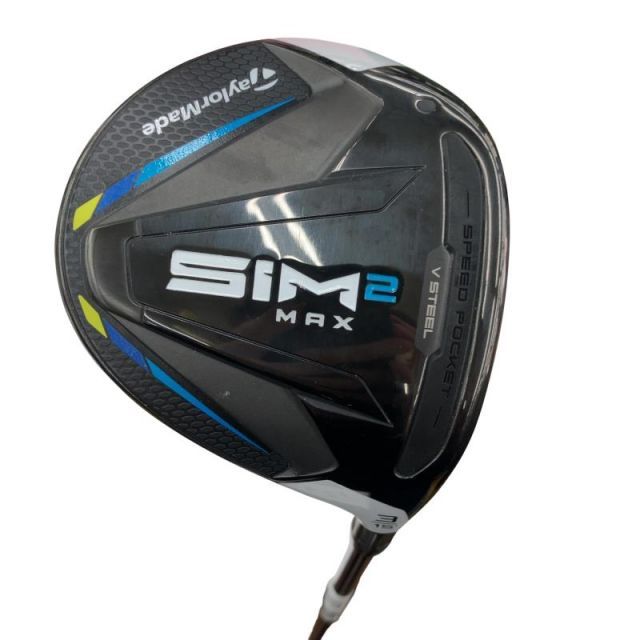 【中古】 テーラーメイド SIM2 MAX 3W フェアウェイウッド FW 純正特注シャフト (フレックスS) メンズ 男性用 右利き 右用 Bランク ゴルフクラブ