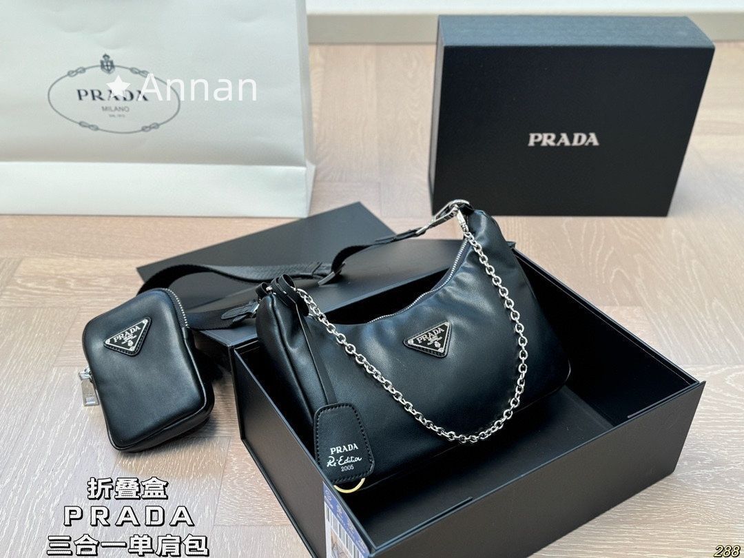 超極SSS美品 レディース PRADA プラダ ショルダーバッグ