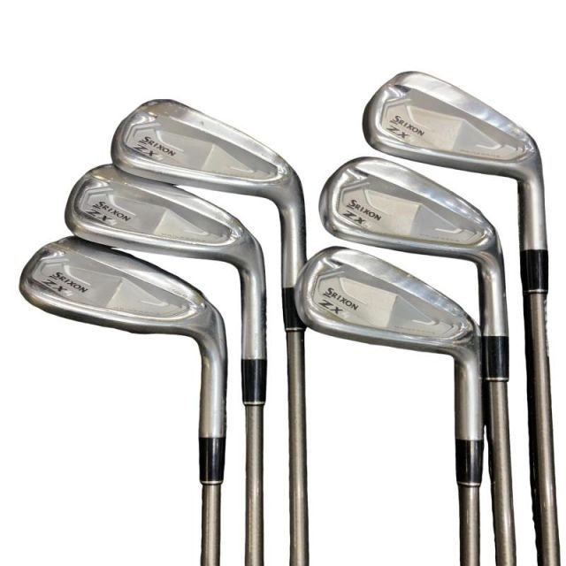 【中古】 ダンロップ SRIXON ZX4 Mk II 8S アイアンセット IR 純正特注シャフト (フレックスR) メンズ 男性用 右利き 右用 Cランク ゴルフクラブ