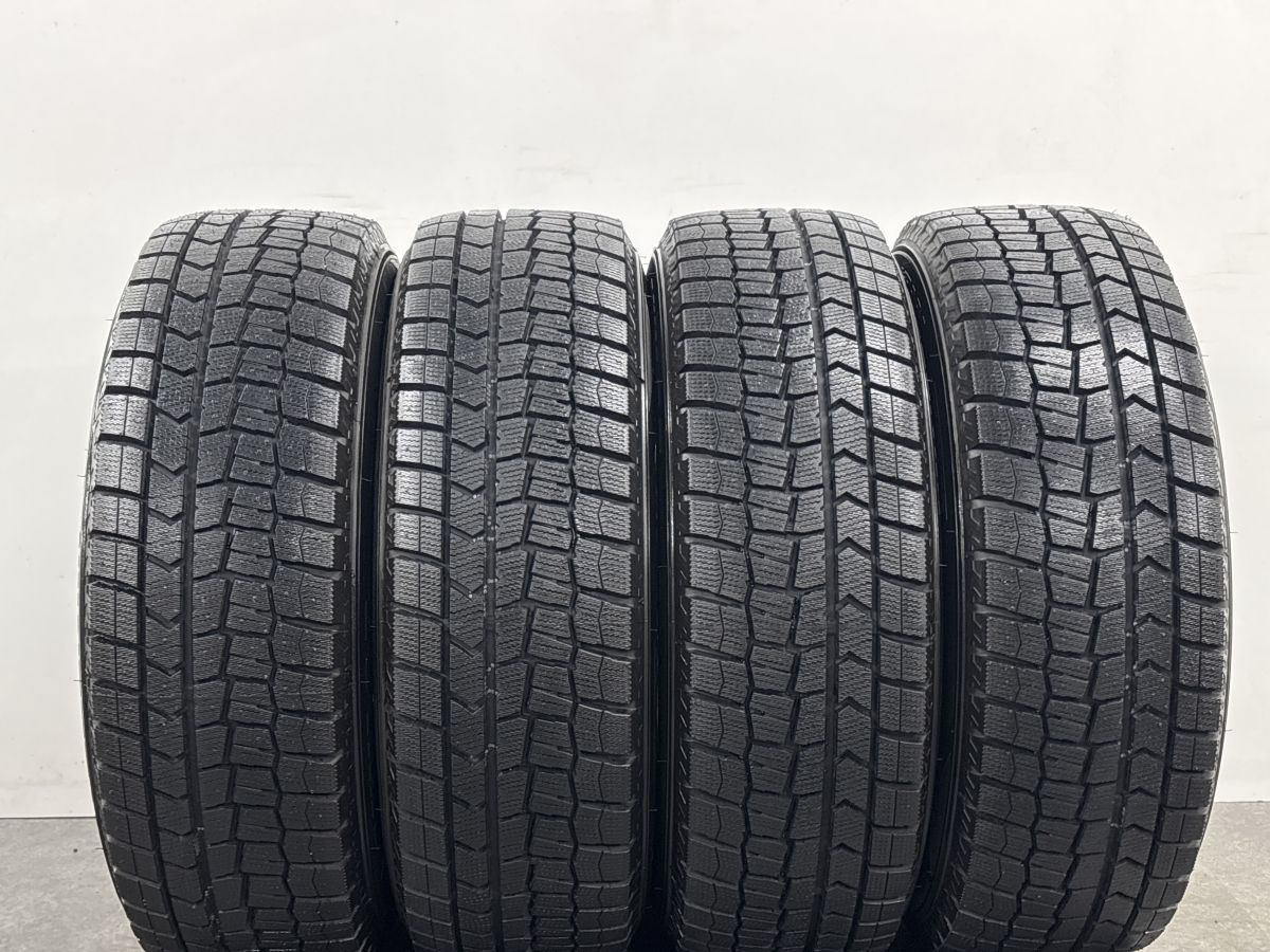 超バリ溝】AQUA 15in 6J +45 PCD100 ダンロップ ウィンターマックス