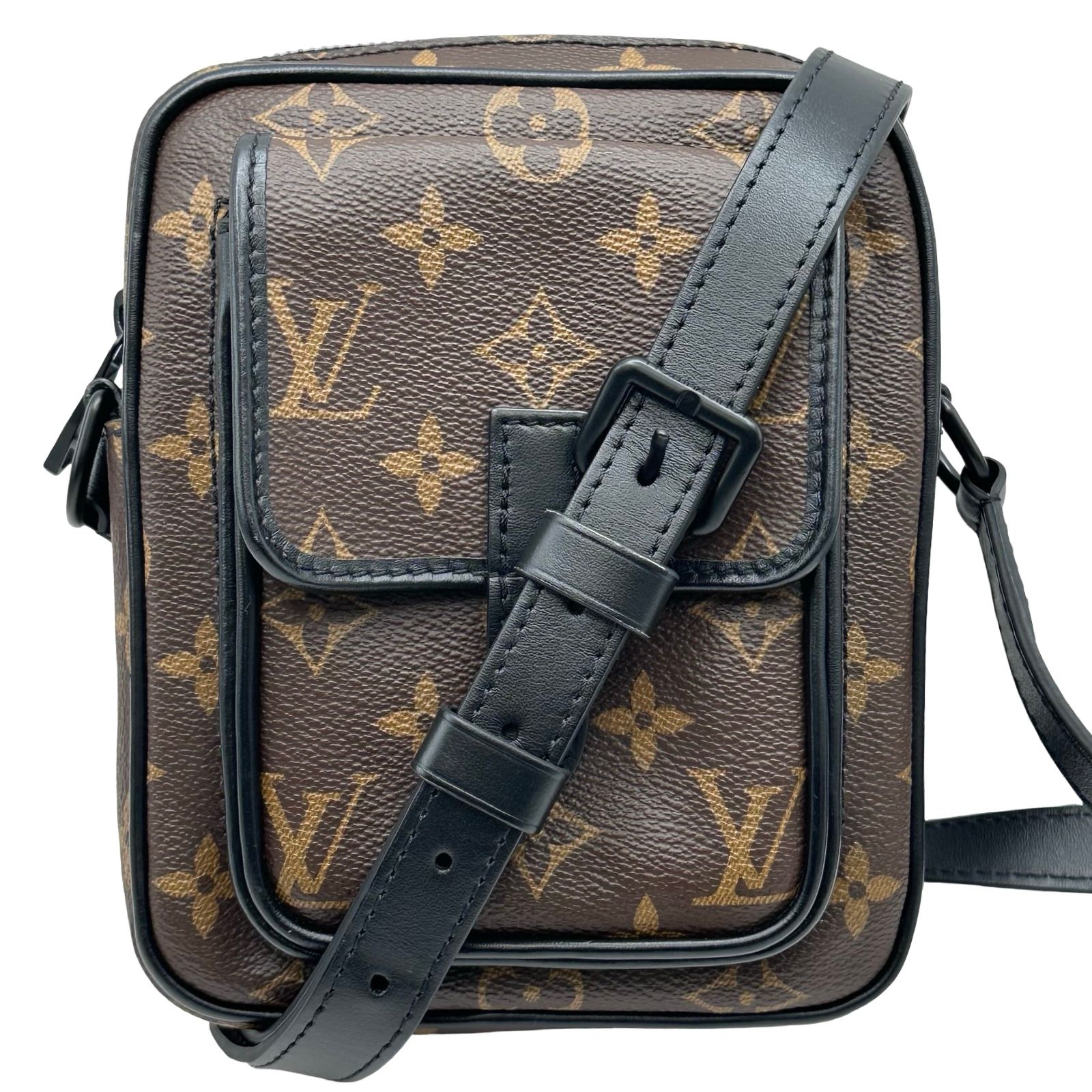 ルイ・ヴィトン LOUIS VUITTON クリストファー・ウエアラブル・ウォレット M69404 ブラウン モノグラムマカサー メンズ ショルダーバッグ 101,750円