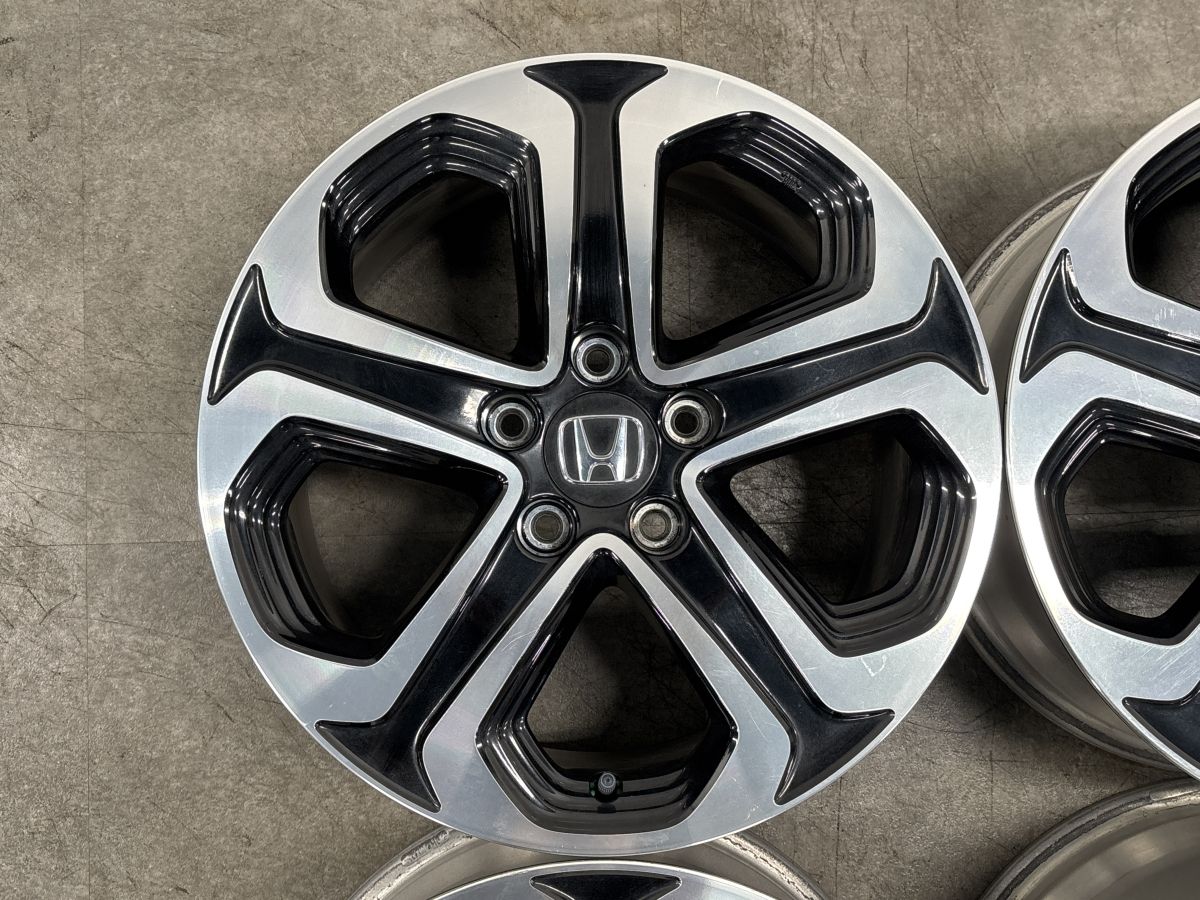 中古アルミ17X7.0　ウェッズチャージ　ヴェゼル、オデッセイ、フォレスター等 ノーマル戻し】ホンダ RU ヴェゼル 純正 17in 7J +55 PCD114.3 4本