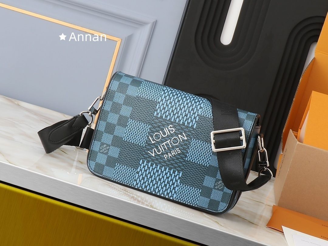 【希少品】綺麗 LOUIS VUITTON ルイヴィトン バッグ メンズ ステュディオ メッセンジャー ショルダーバッグ バッグ メンズ