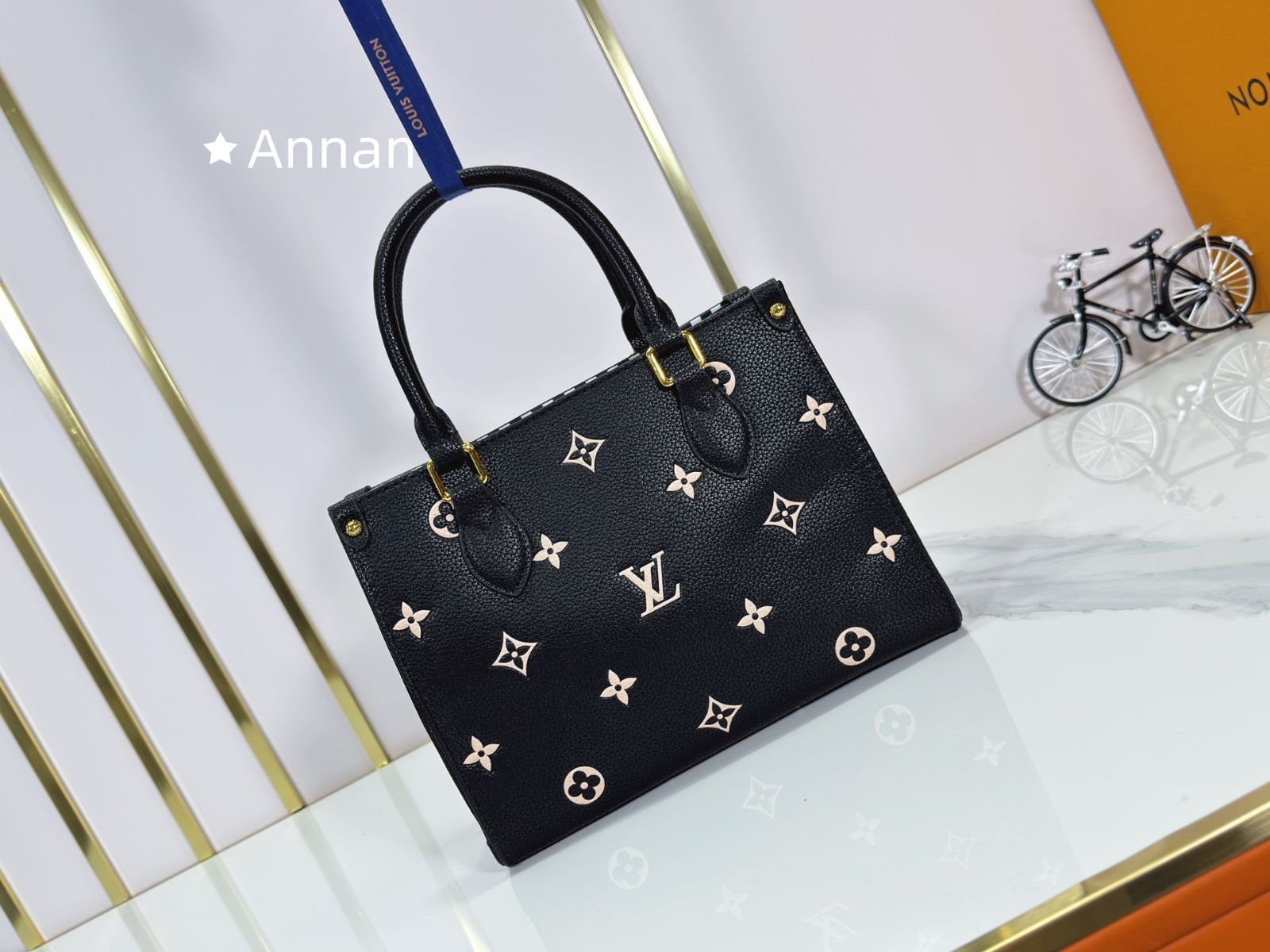 お洒落 極美品 LOUIS VUITTON ルイヴィトン ンザゴー PM トートバッグ レディース 本革