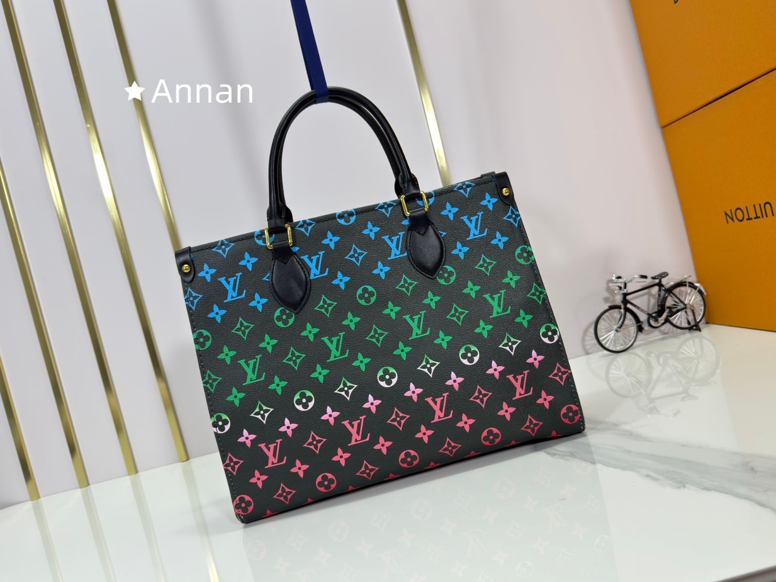 人気 超美品 LOUIS VUITTON ルイヴィトン ンザゴー MM トートバッグ レディース 本革