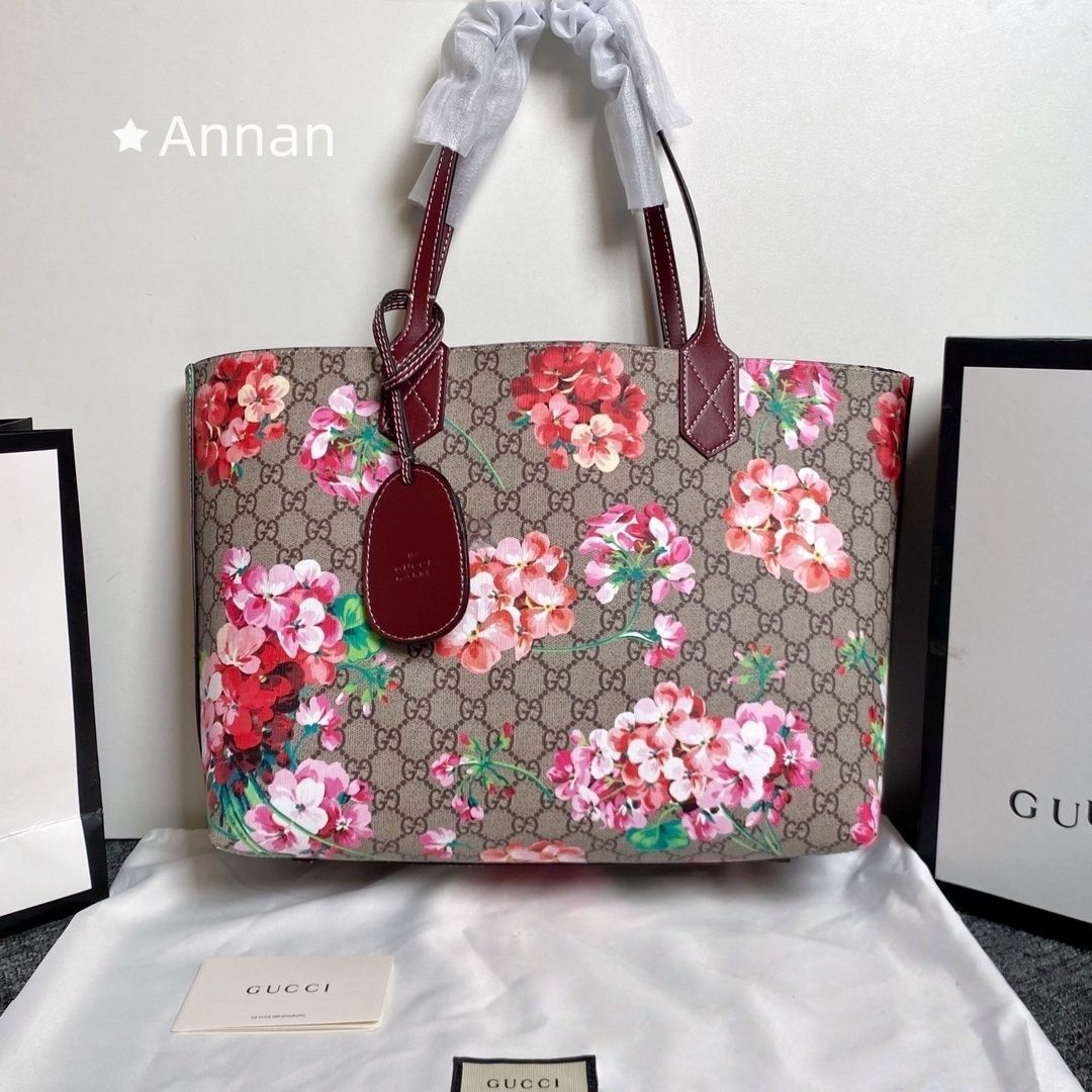 お値下げ！限定 グッチ GUCCI トートバッグ GGブルームス 368568