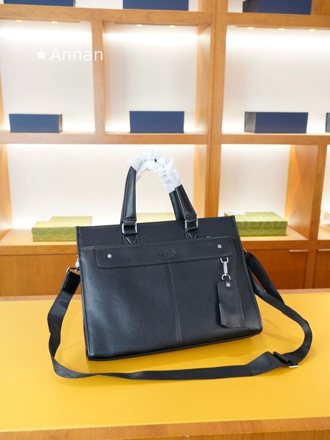 【限定】送料無料メンズ PRADA プラダ トートバッグ ビジネスバッグ