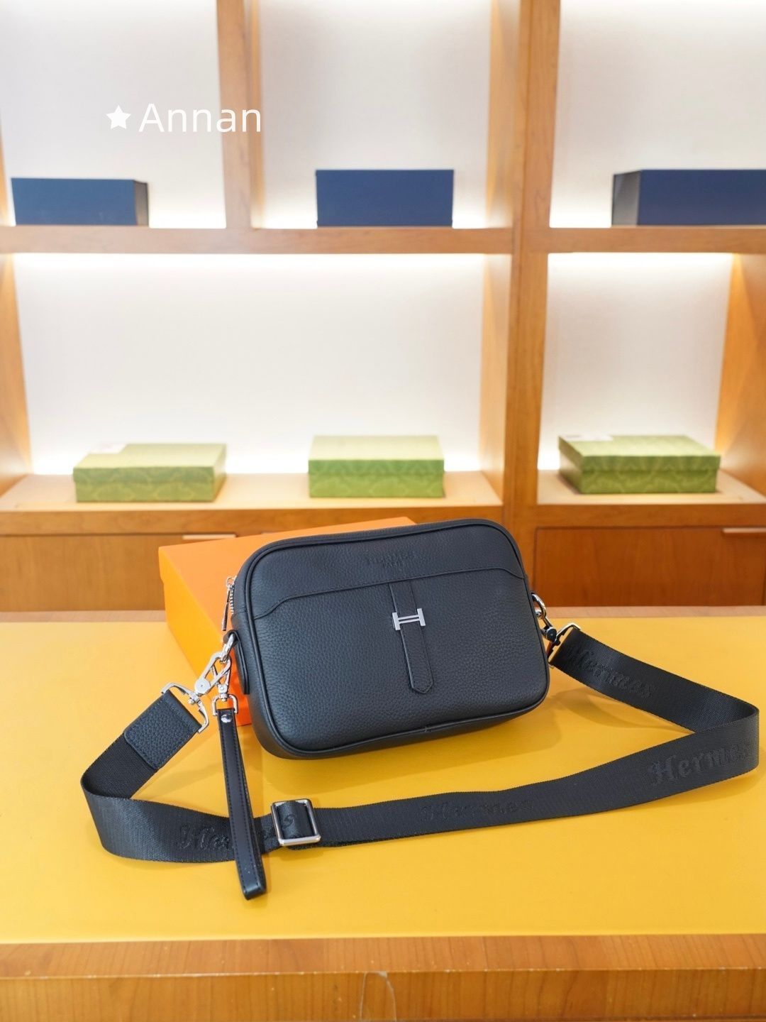 超美品 限定品 超美品 メンズ HERMES エルメス ショルダーバッグ