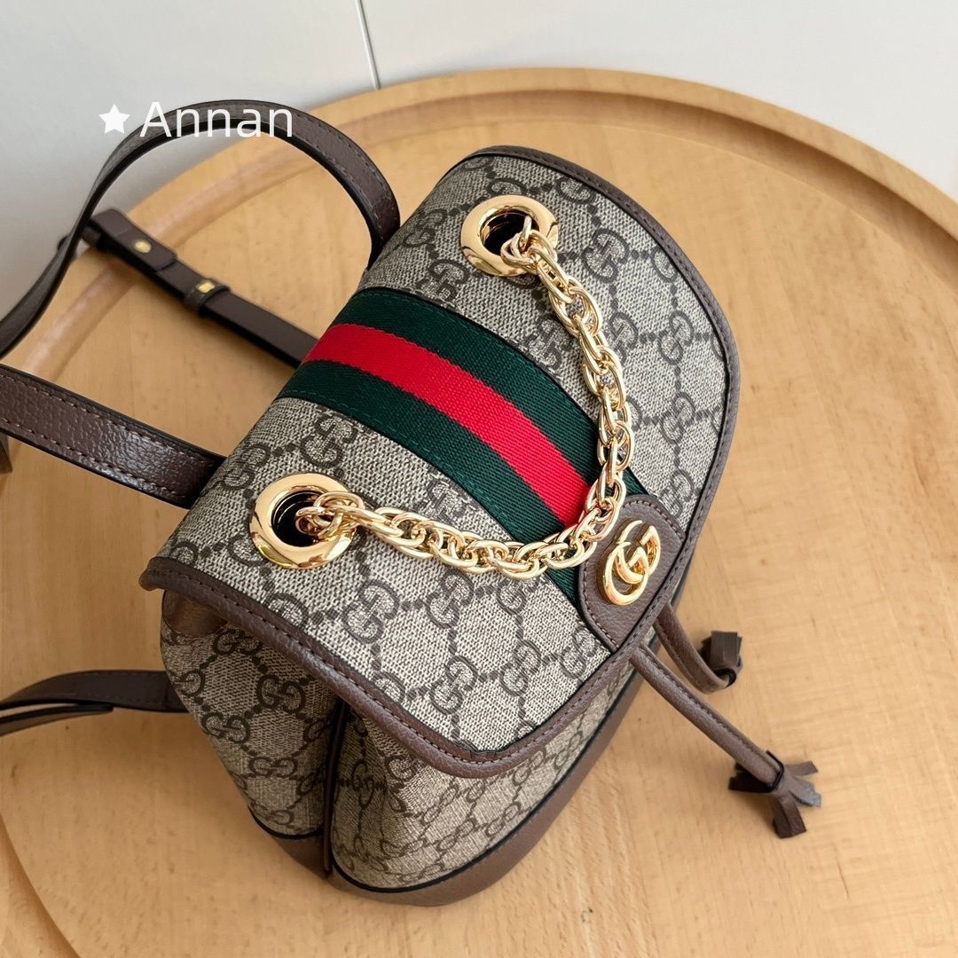 お洒落 極美品 グッチ GUCCI リュック?デイパック オフィディア ミニ