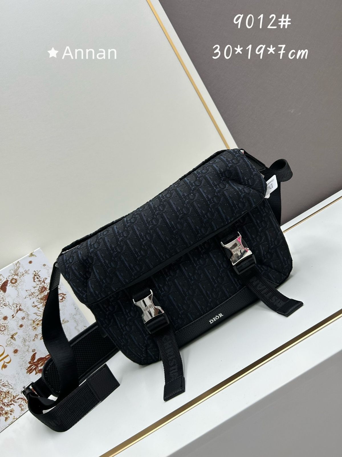 送料込☆ 本革 メンズ Christian Dior クリスチャンディオール ショルダーバッグ★★