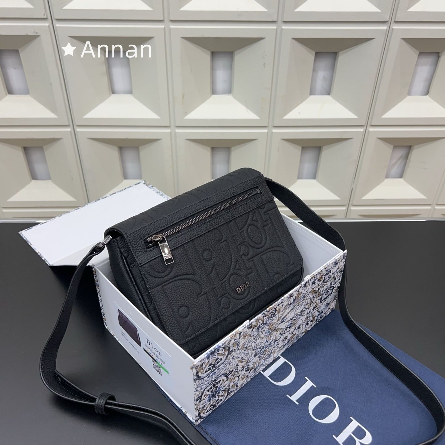 激レア 本革 メンズ Christian Dior クリスチャンディオール ショルダーバッグ