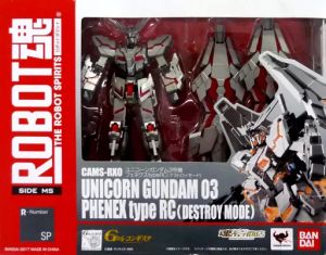 フィギュア ROBOT魂 <SIDE MS> ユニコーンガンダム3号機 フェネクス type RC（デストロイモード） 「ガンダム Gのレコンギスタ FROM THE PAST TO THE FUTURE」 魂ウェブ商店限定【10日以内発送】