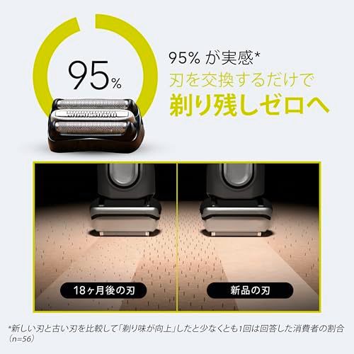 【正規品】ブラウン 替刃 シリーズ3 シェーバー F/C32B-6-b ブラック 【本来の性能を100%発揮】ブラシ付き 1.5年分e 4148e59d