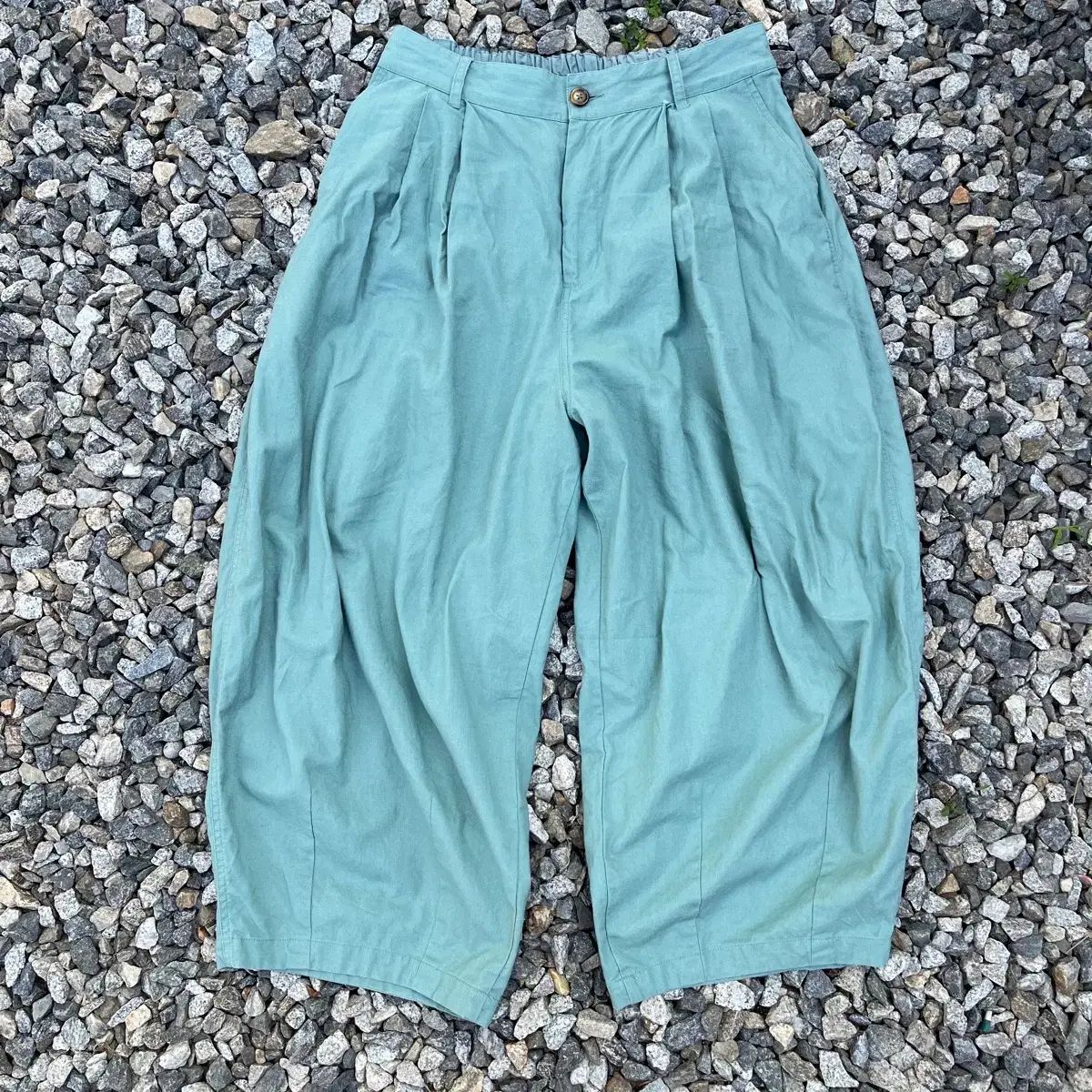 THREE FIFTY STANDARD リネン ブレンド バルーンパンツ (実寸確認)