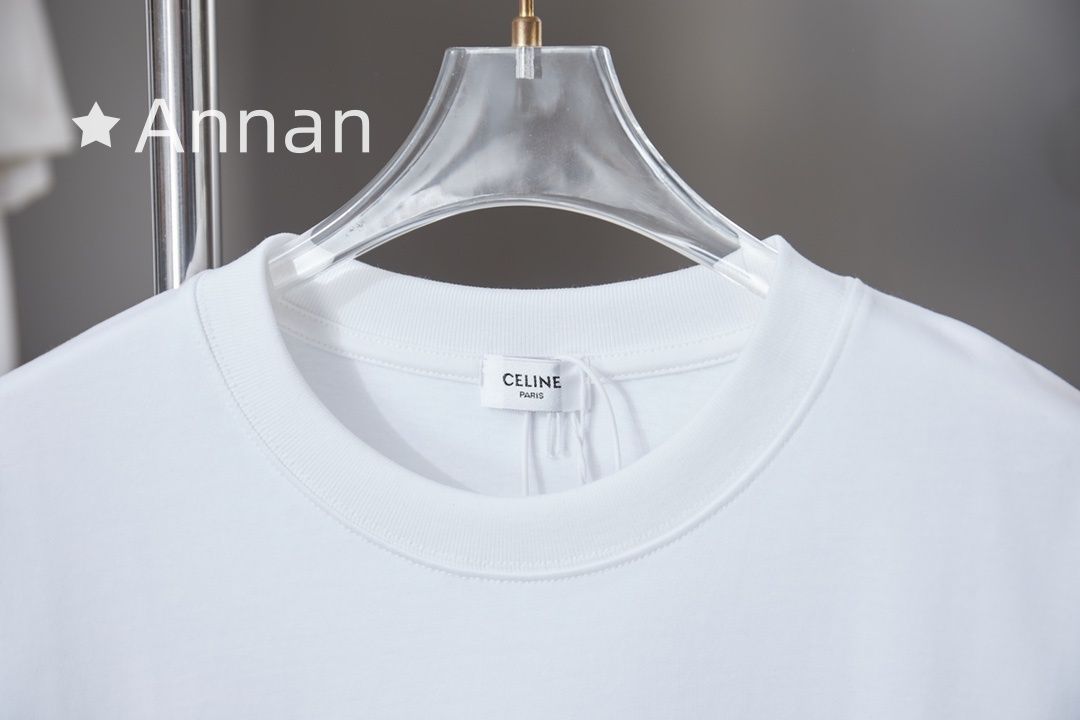 美品 限定品 超美品 CELINE セリーヌ Tシャツ　半袖　夏服　トップス 男女兼用
