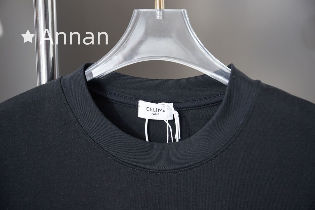 美品 美品 CELINE セリーヌ Tシャツ 半袖 夏服 トップス 男女兼用 美品 美品 CELINE セリーヌ Tシャツ 半袖 夏服 トップス 男女兼用