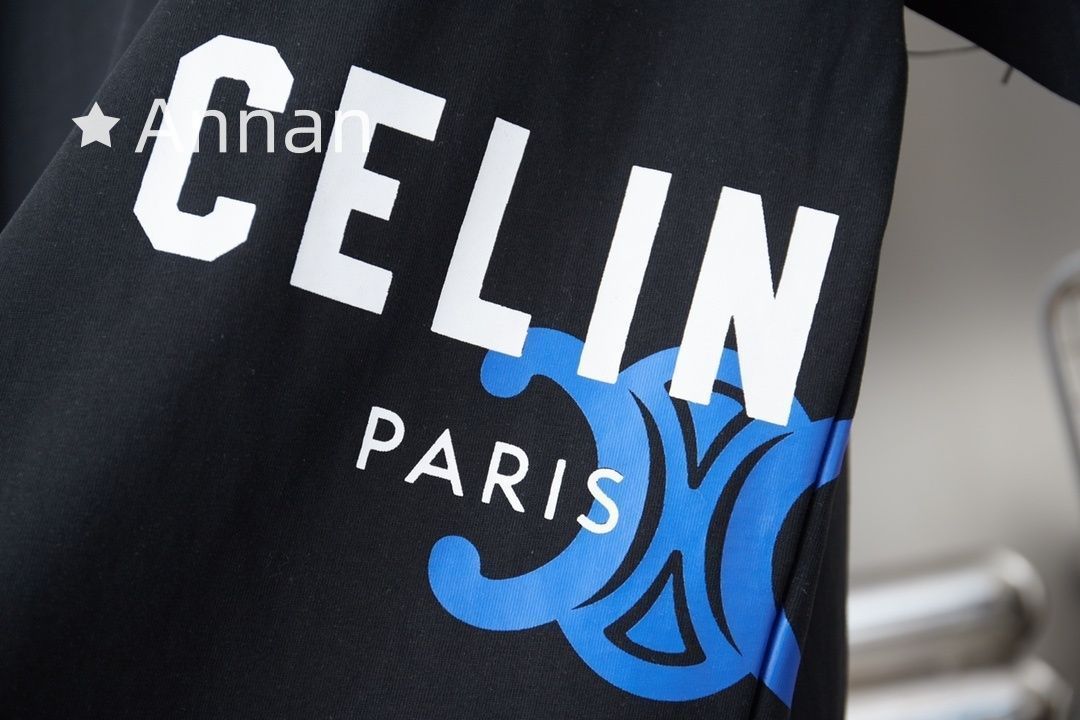 美品 美品 CELINE セリーヌ Tシャツ 半袖 夏服 トップス 男女兼用 美品 美品 CELINE セリーヌ Tシャツ 半袖 夏服 トップス 男女兼用
