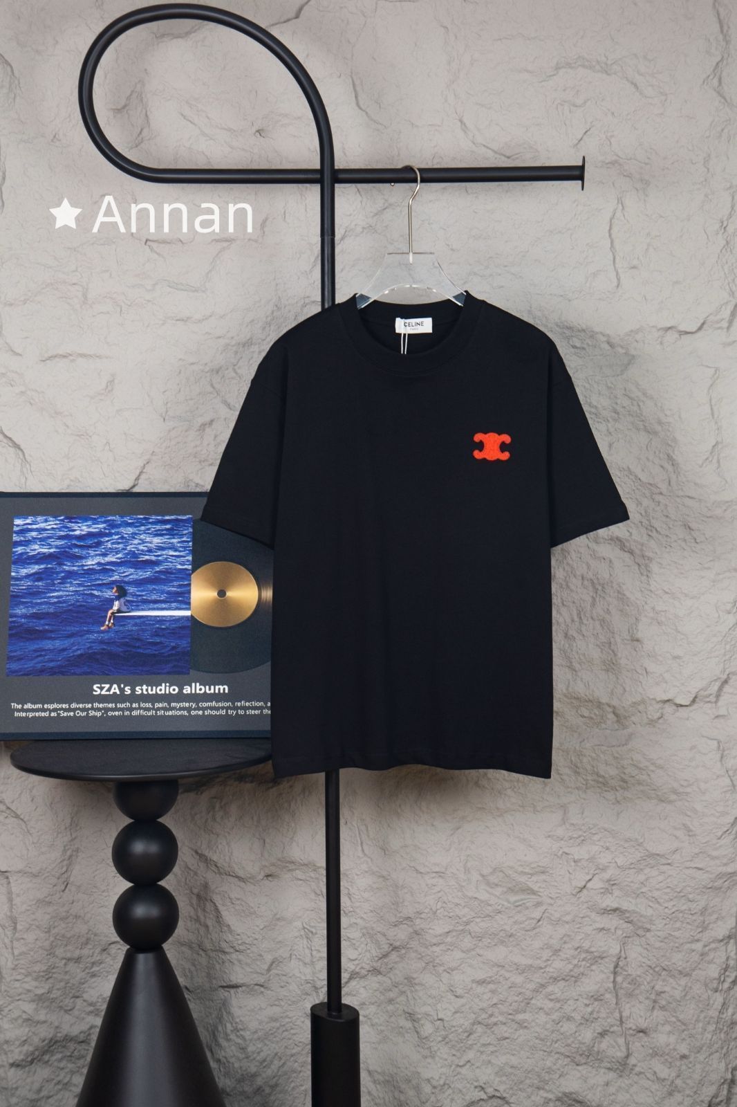 超美品 美品 限定品 超美品 CELINE セリーヌ Tシャツ　半袖　夏服　トップス 男女兼用